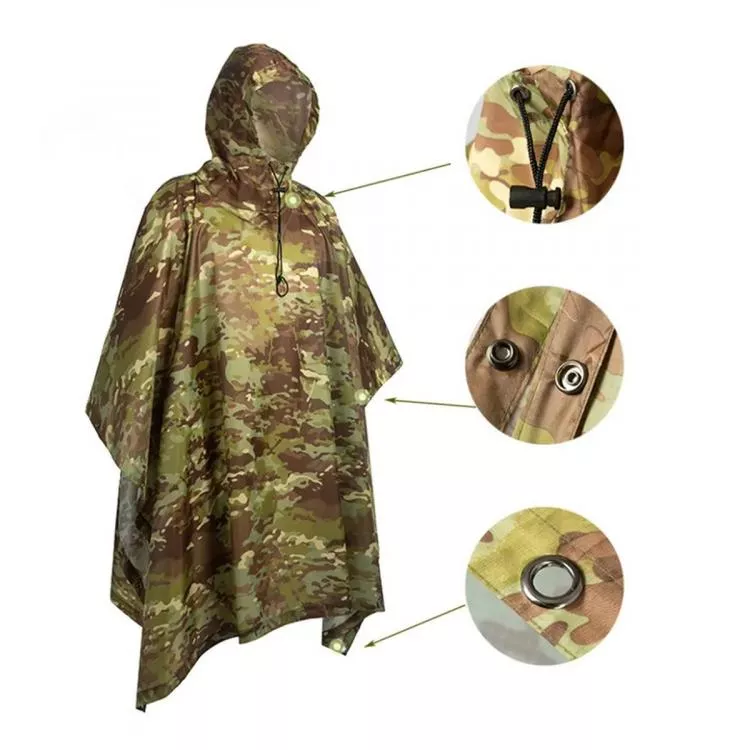 CMG RIPSTOP PONCHO MTC